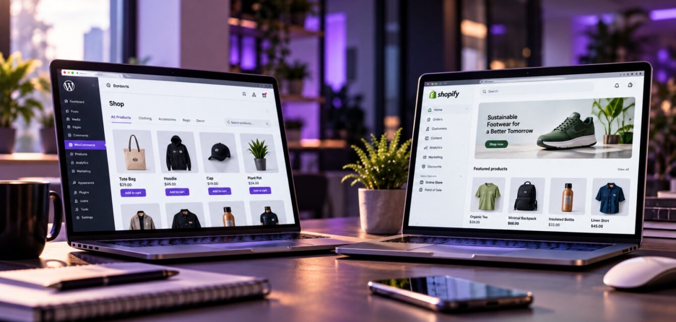 WooCommerce vs. Shopify WooCommerce vs. Shopify