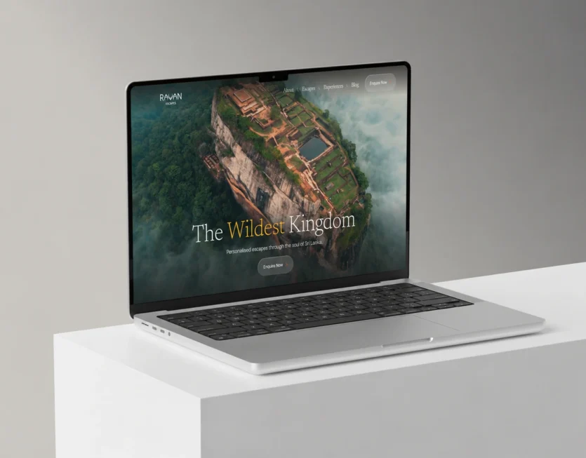 Raavan Escapes Laptop Mockup